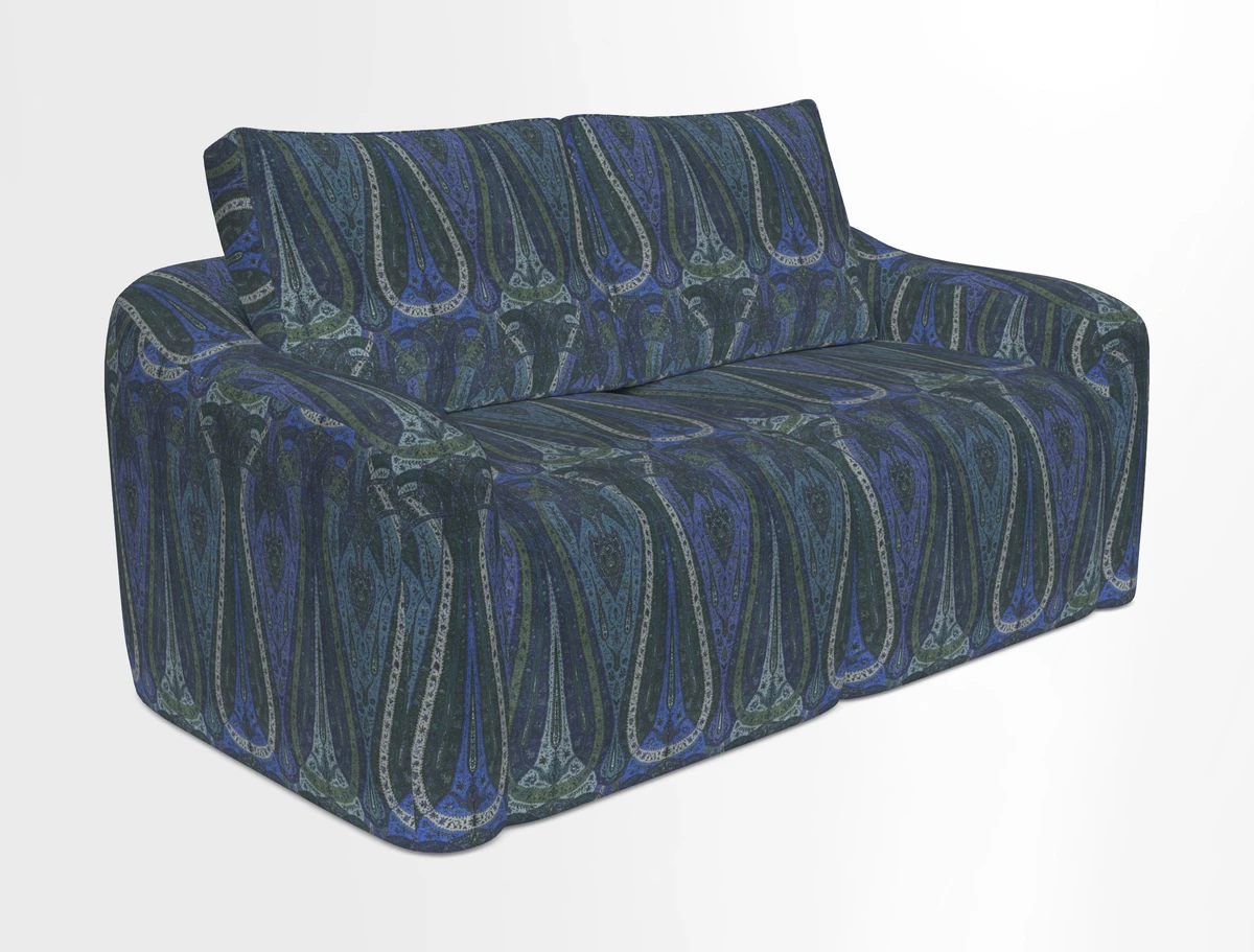 Muse 3 seater sofa in Harpers Bazaar Stripe Carnival