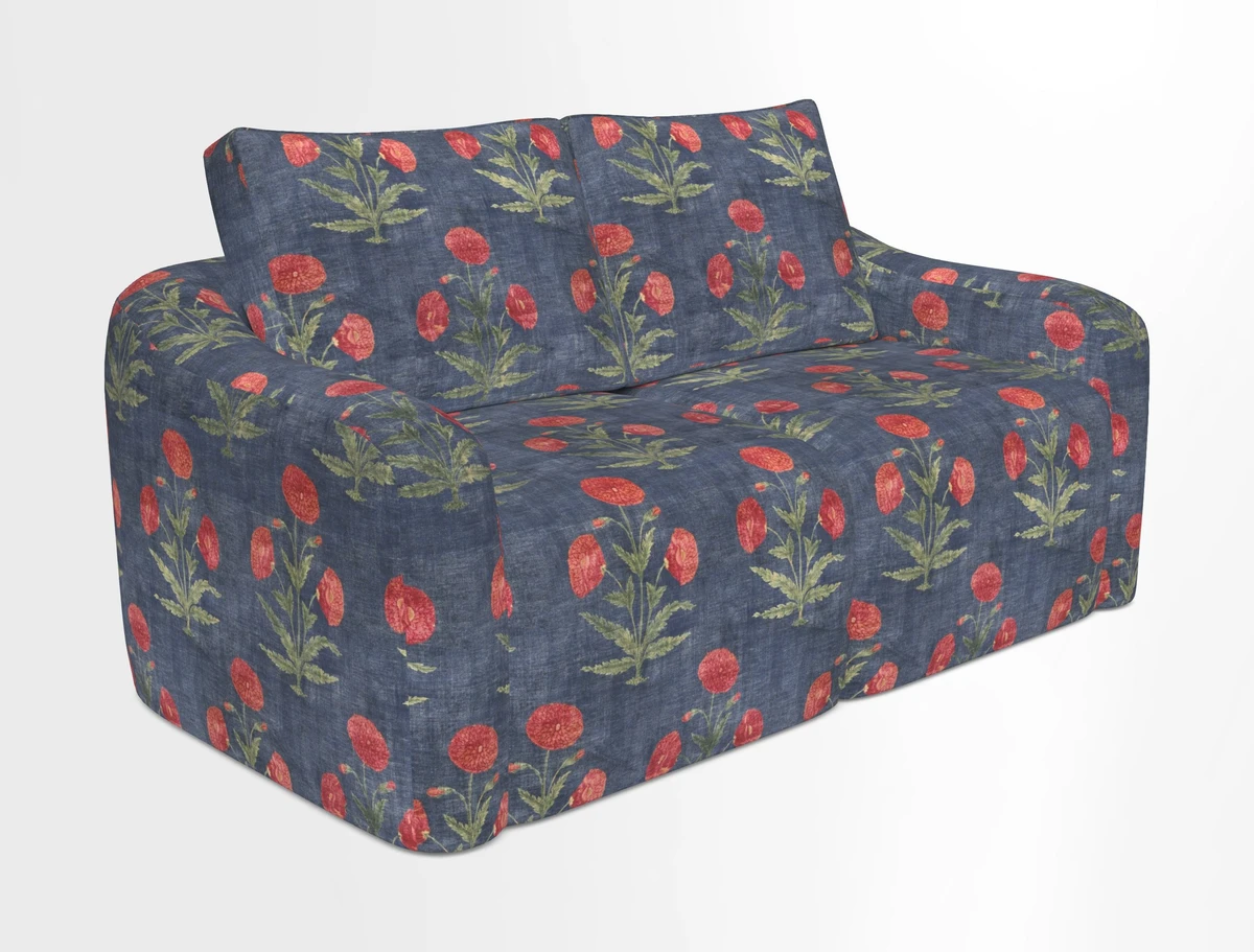 Muse 3 seater sofa in Harpers Bazaar Stripe Carnival