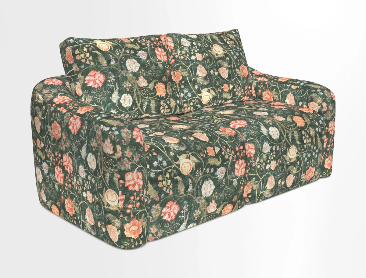 Muse 3 seater sofa in Harpers Bazaar Stripe Carnival