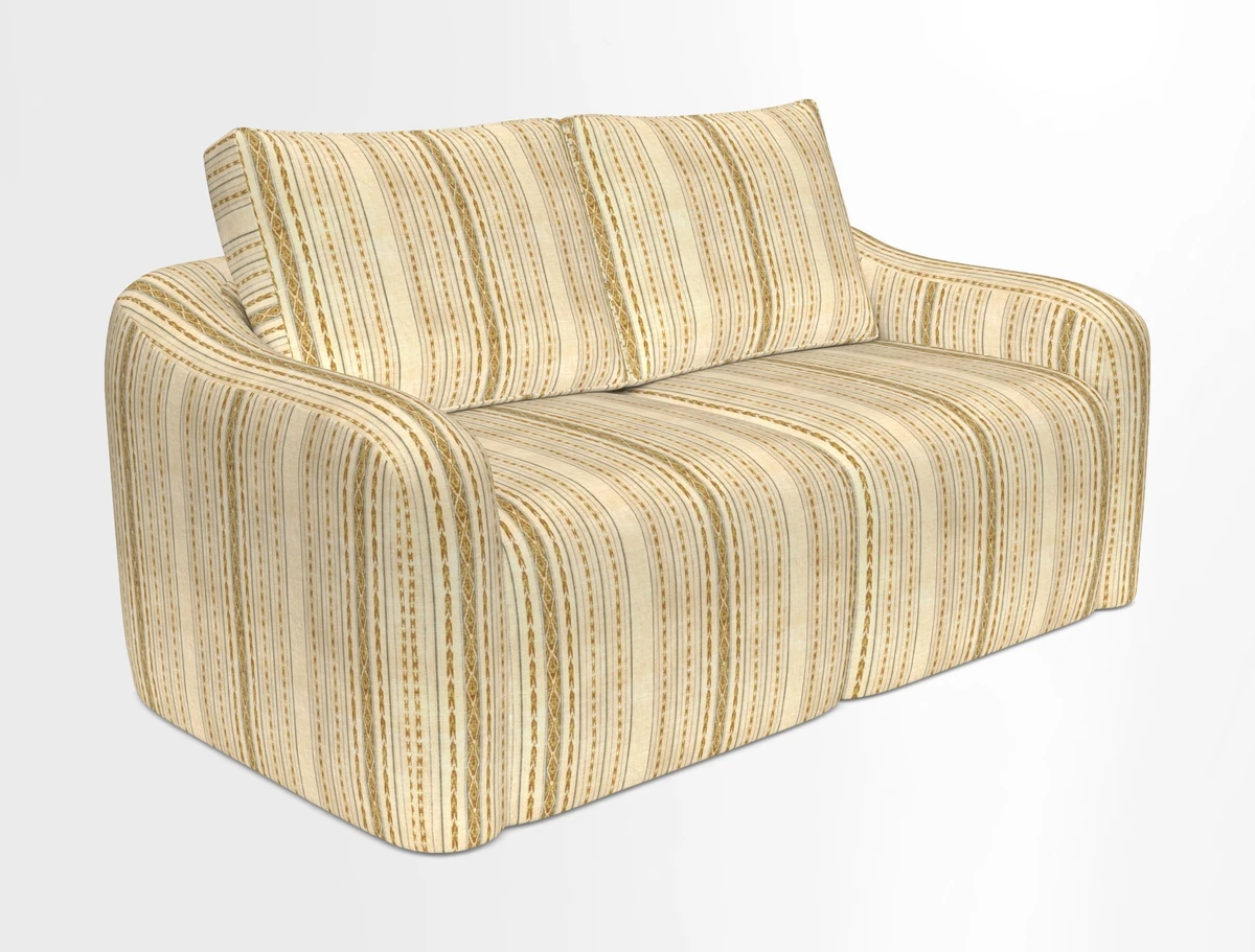 Muse 3 seater sofa in Harpers Bazaar Stripe Carnival