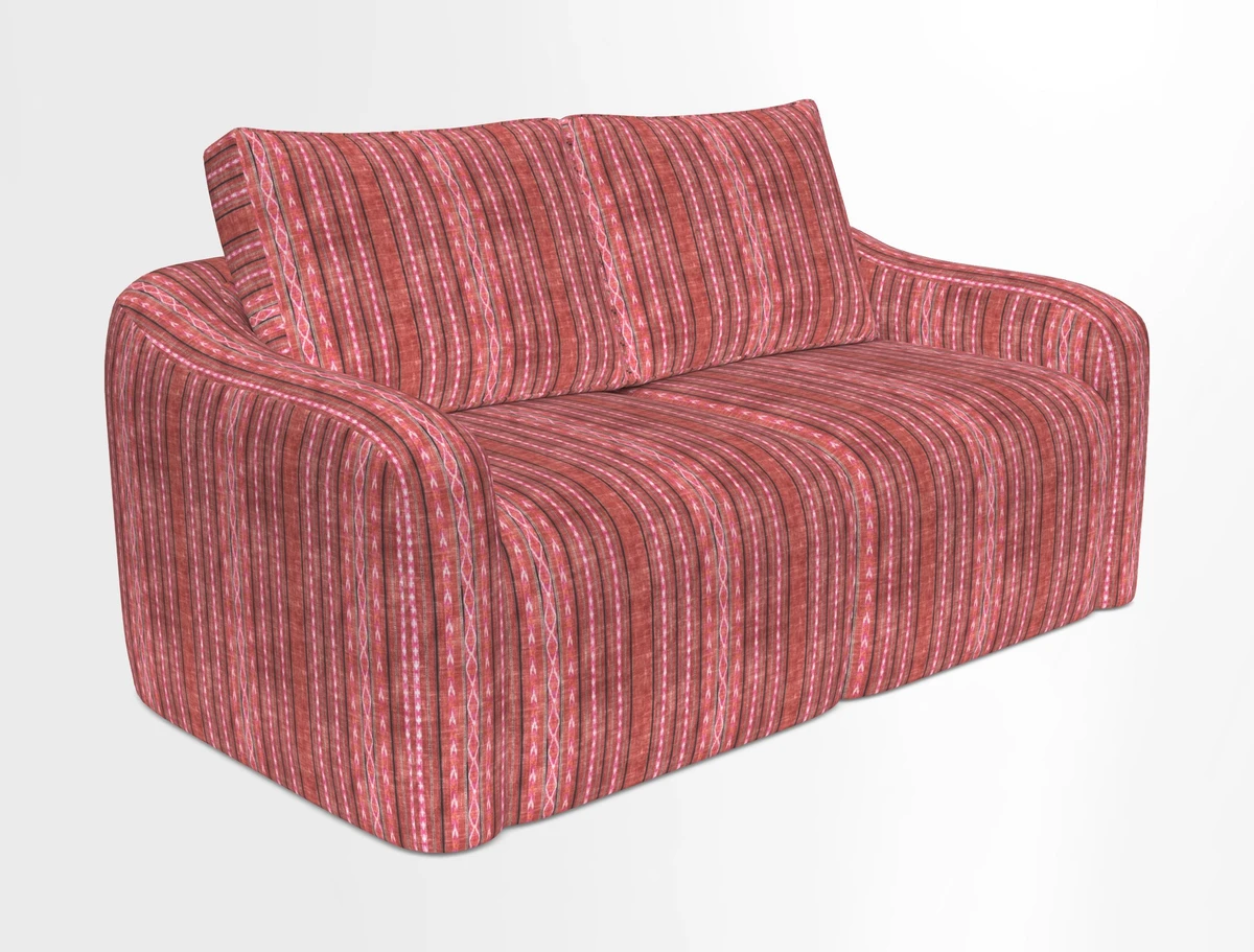 Muse 3 seater sofa in Harpers Bazaar Stripe Carnival