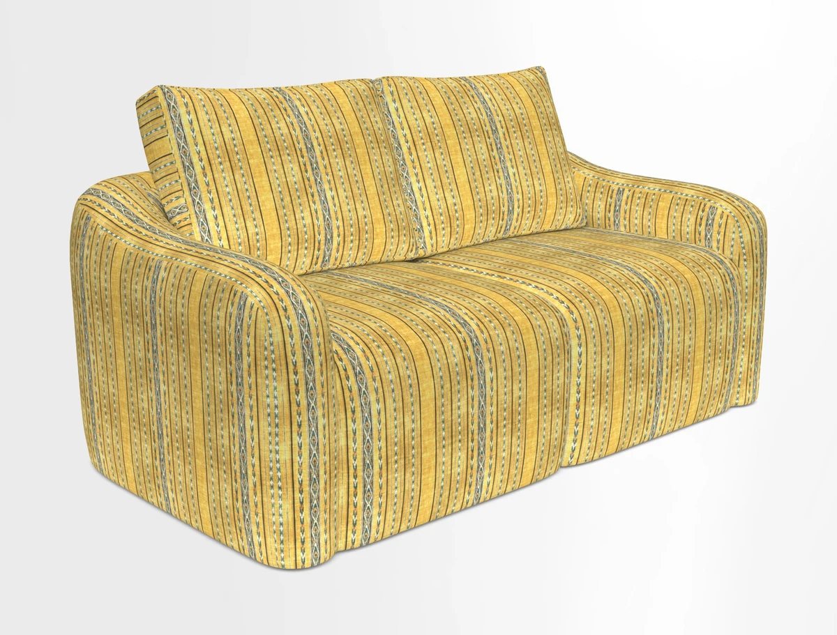 Muse 3 seater sofa in Harpers Bazaar Stripe Carnival