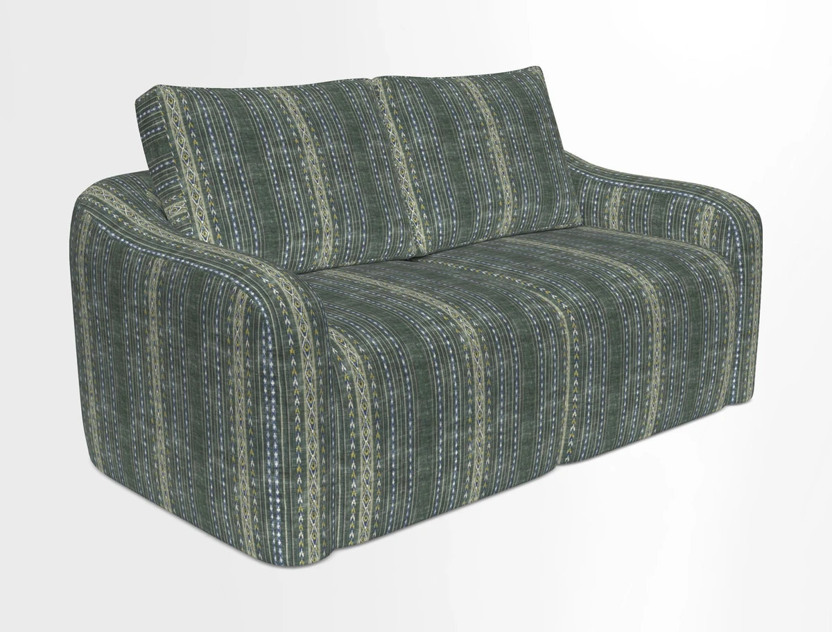 Muse 3 seater sofa in Harpers Bazaar Stripe Carnival