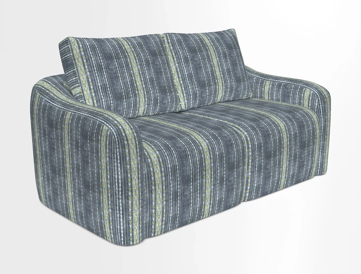 Muse 3 seater sofa in Harpers Bazaar Stripe Carnival