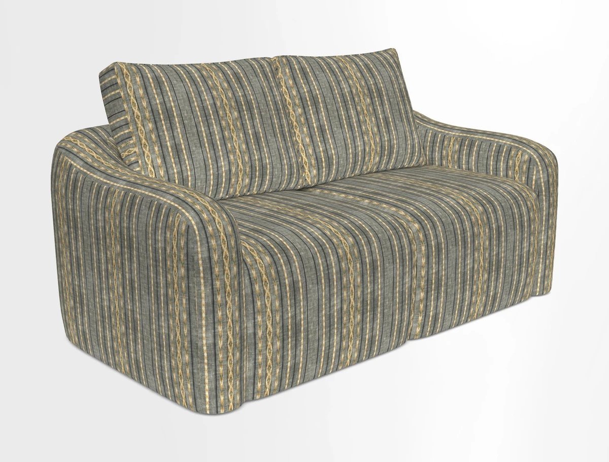 Muse 3 seater sofa in Harpers Bazaar Stripe Carnival