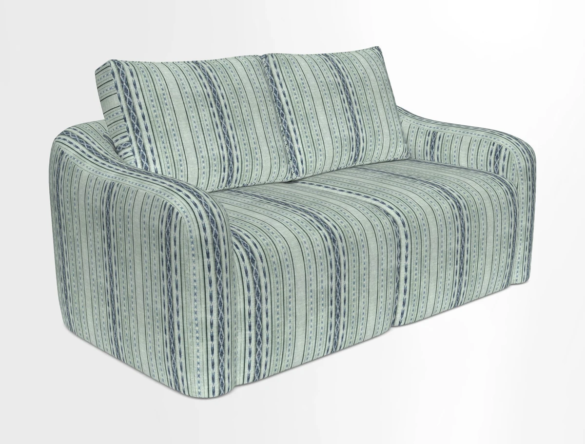 Muse 3 seater sofa in Harpers Bazaar Stripe Carnival