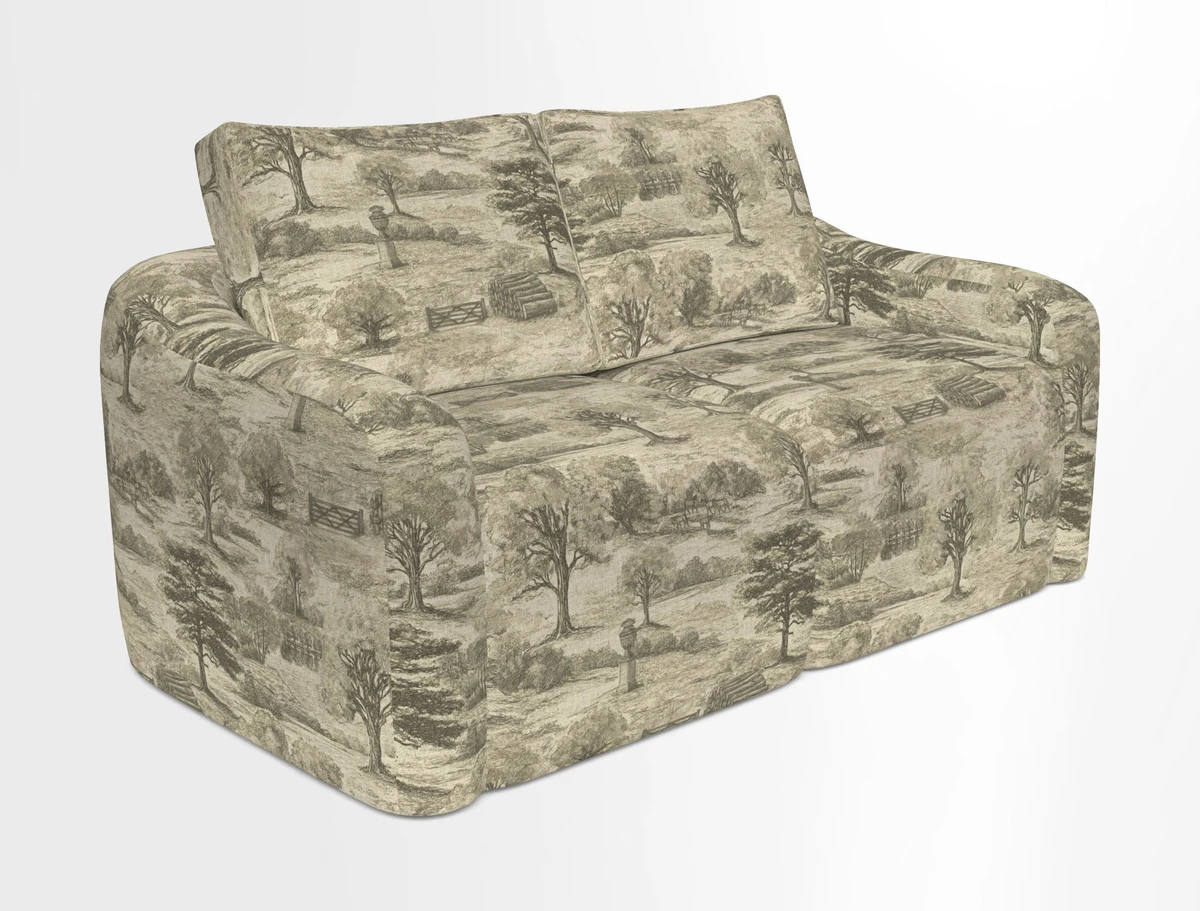 Muse 3 seater sofa in Harpers Bazaar Stripe Carnival