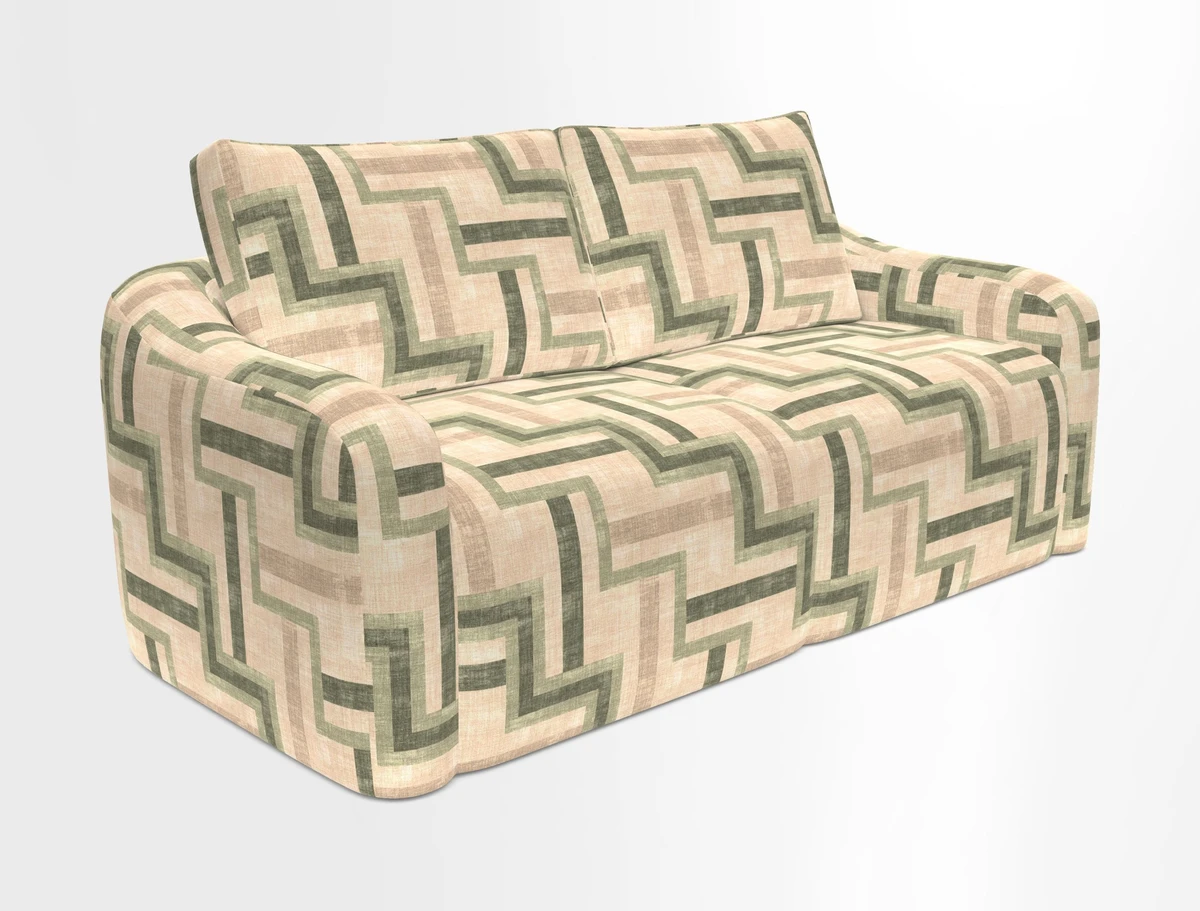 Muse 3 seater sofa in Harpers Bazaar Stripe Carnival