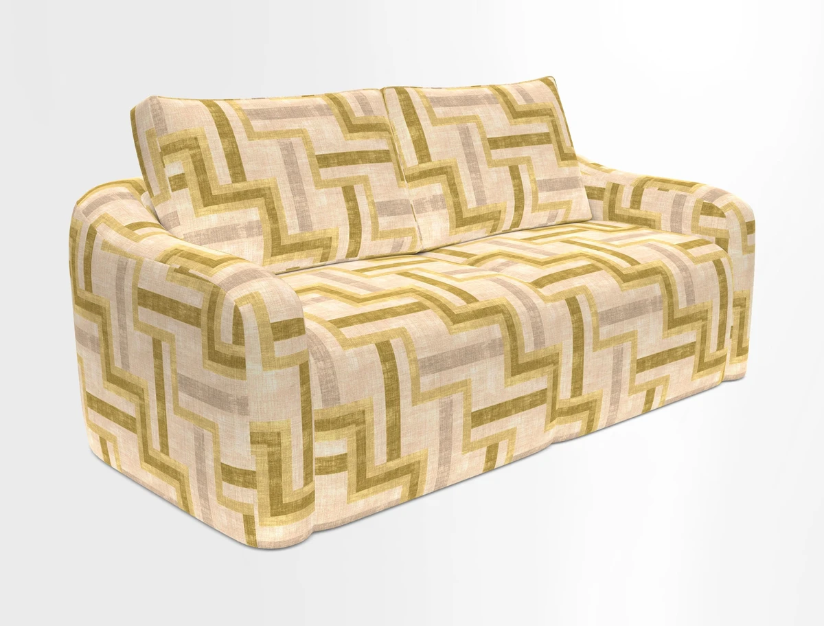 Muse 3 seater sofa in Harpers Bazaar Stripe Carnival