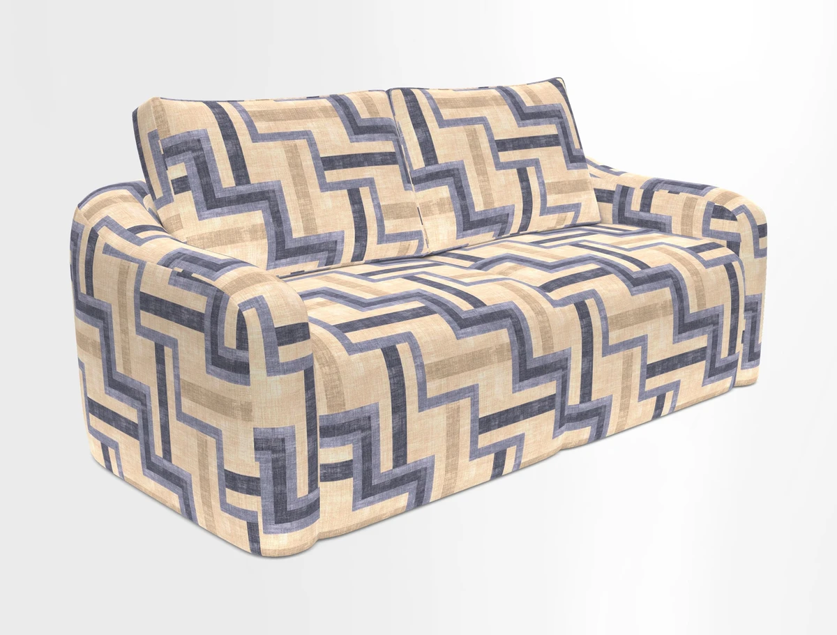 Muse 3 seater sofa in Harpers Bazaar Stripe Carnival