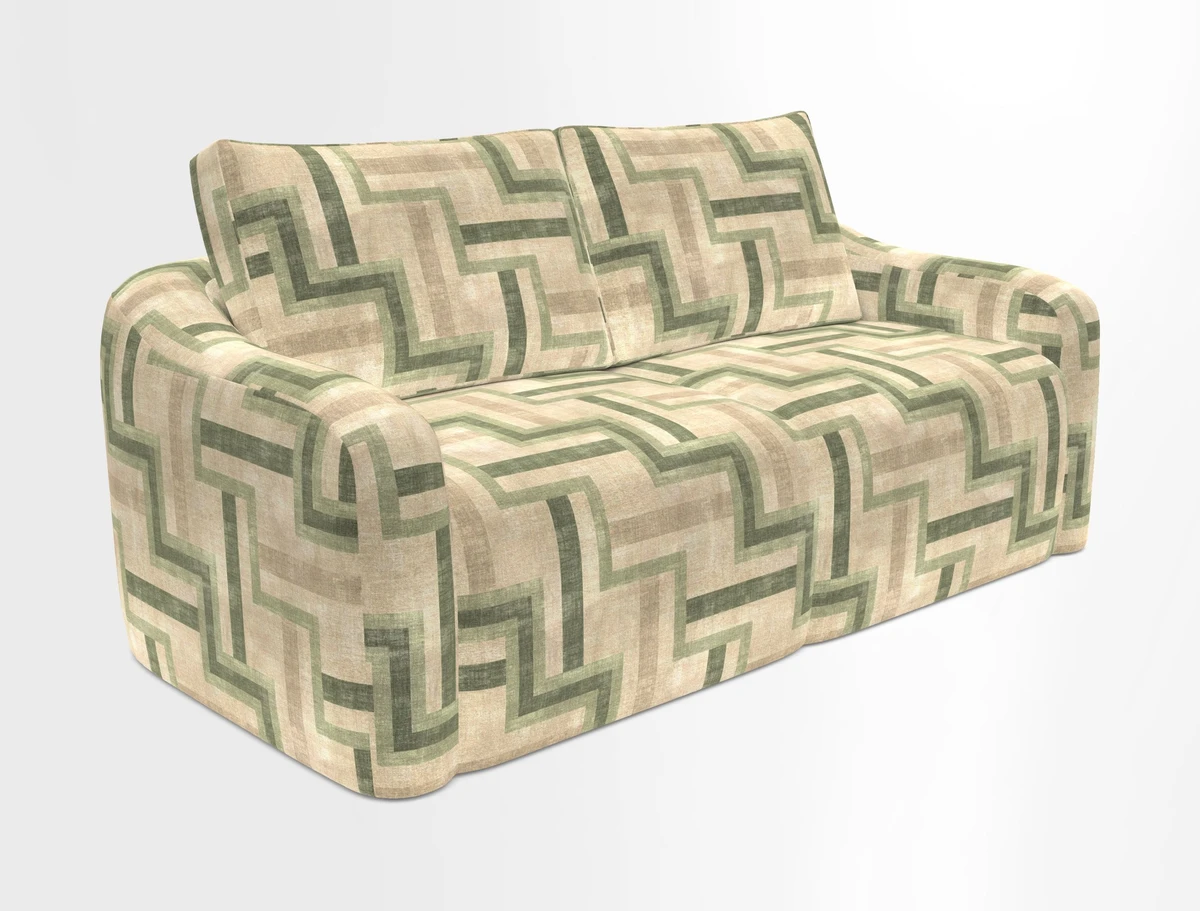 Muse 3 seater sofa in Harpers Bazaar Stripe Carnival