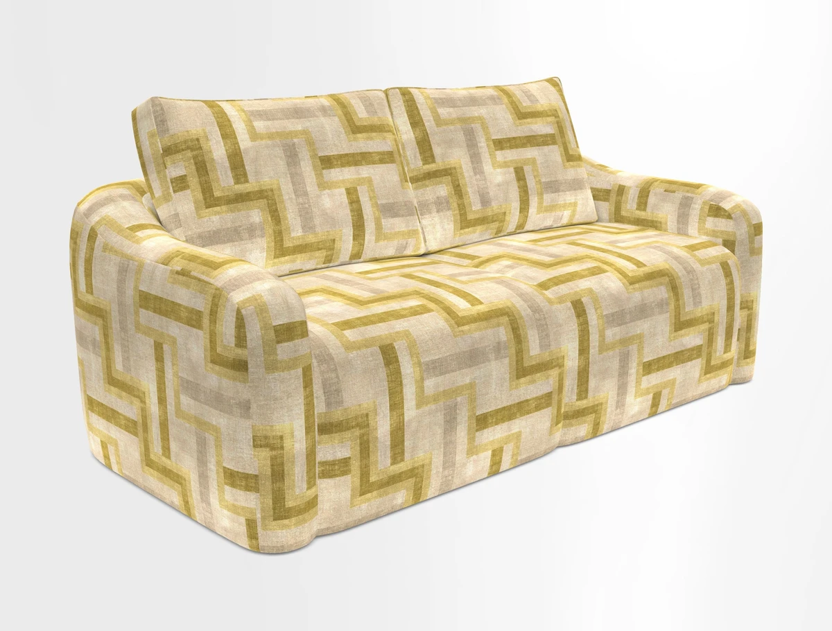 Muse 3 seater sofa in Harpers Bazaar Stripe Carnival