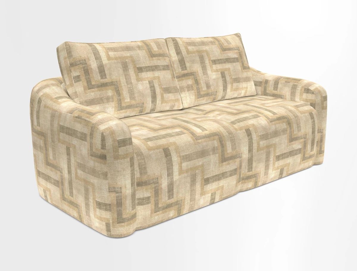 Muse 3 seater sofa in Harpers Bazaar Stripe Carnival