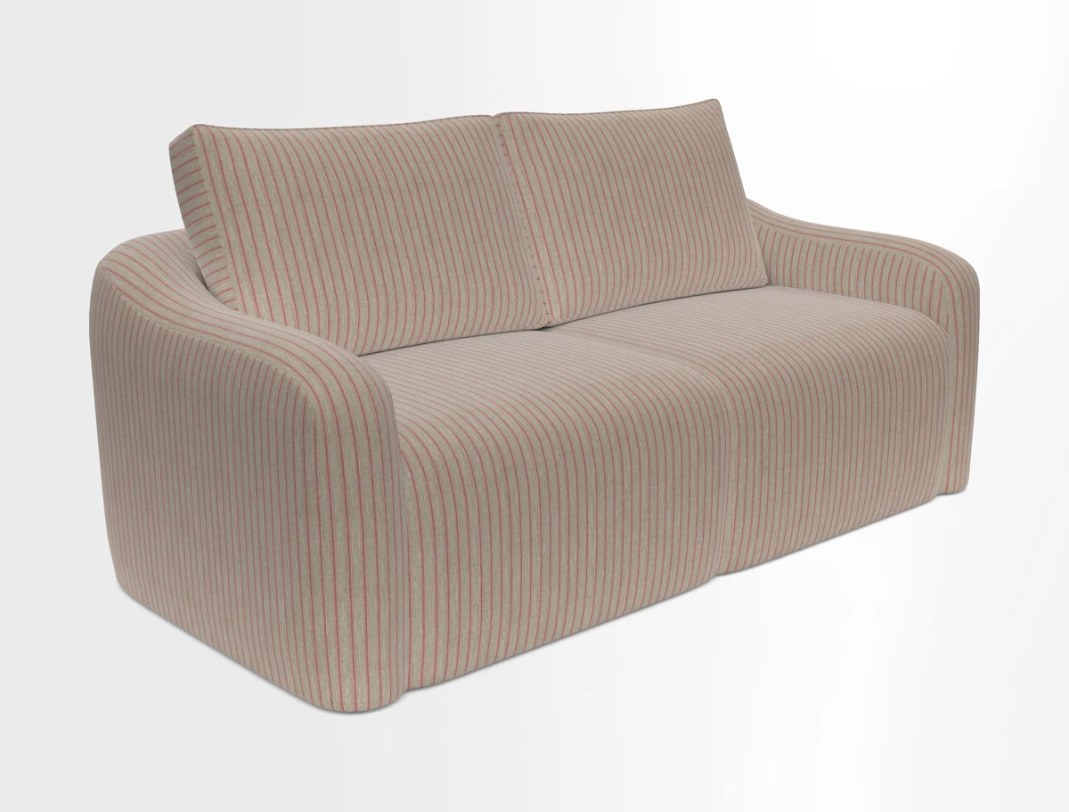 Muse 3 seater sofa in Harpers Bazaar Stripe Carnival