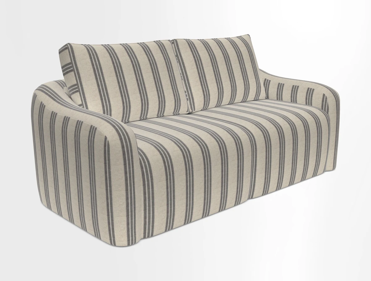 Muse 3 seater sofa in Harpers Bazaar Stripe Carnival