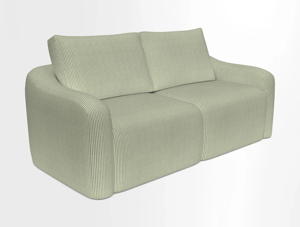 Muse 3 seater sofa in Harpers Bazaar Stripe Carnival