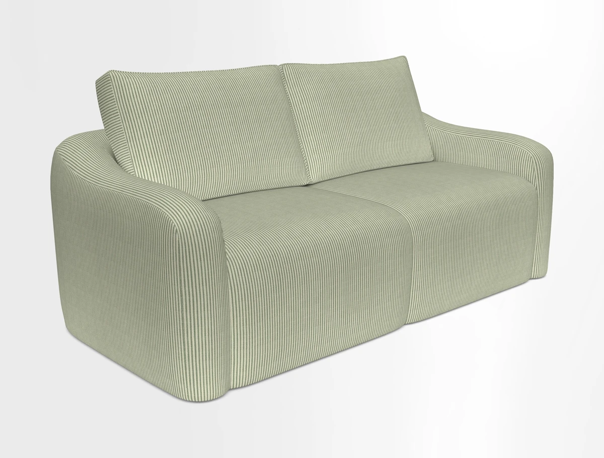 Muse 3 seater sofa in Harpers Bazaar Stripe Carnival