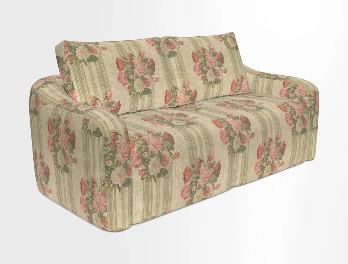 Muse 3 seater sofa in Harpers Bazaar Stripe Carnival