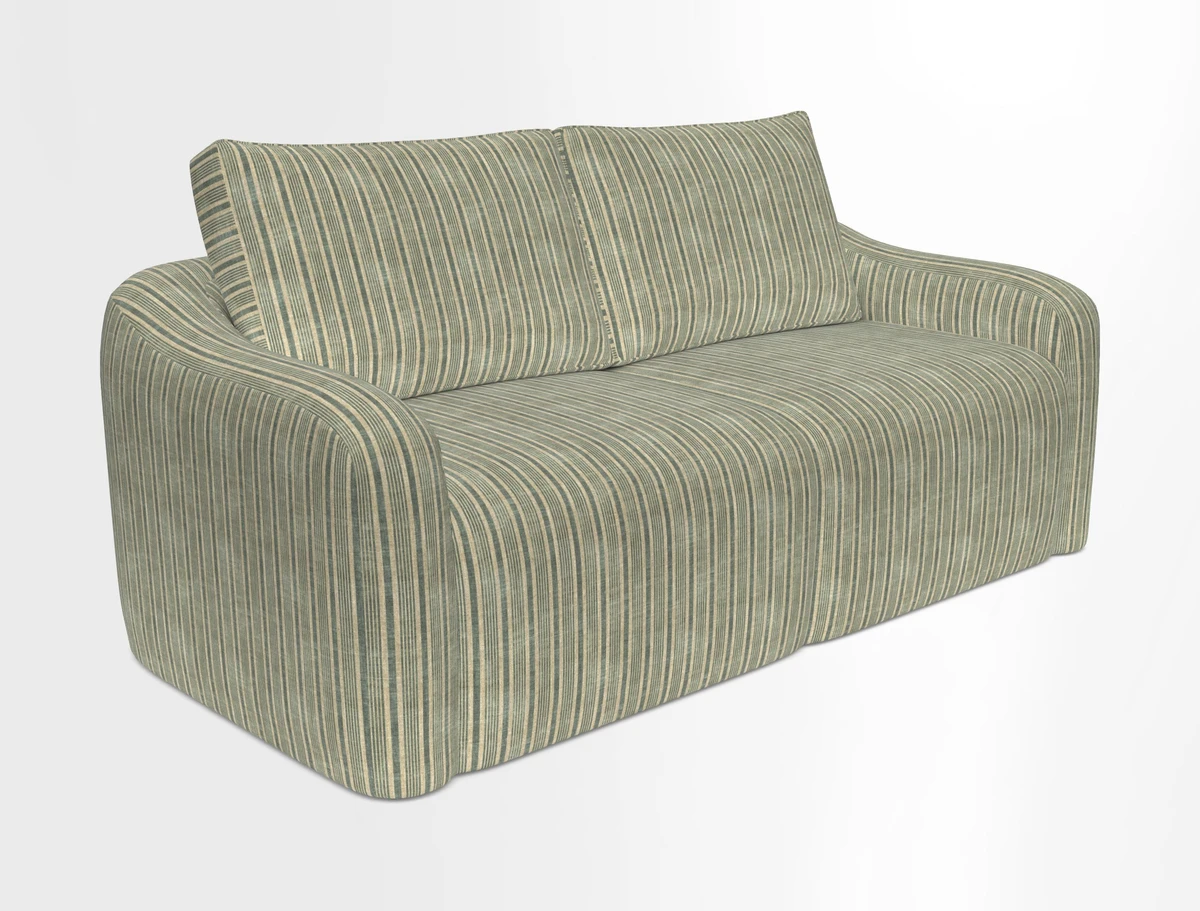 Muse 3 seater sofa in Harpers Bazaar Stripe Carnival