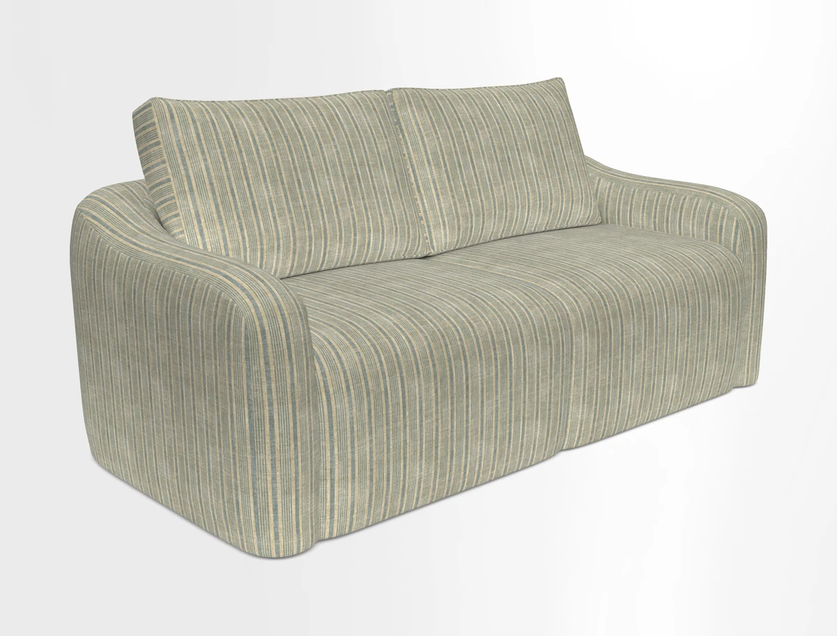 Muse 3 seater sofa in Harpers Bazaar Stripe Carnival