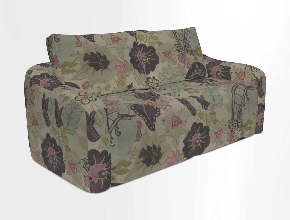 Muse 3 seater sofa in Harpers Bazaar Stripe Carnival