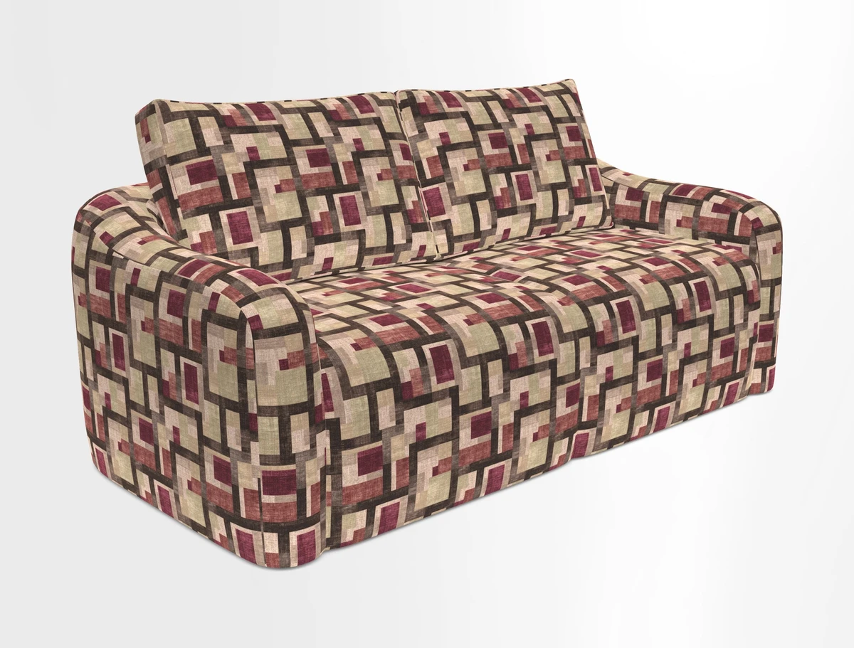 Muse 3 seater sofa in Harpers Bazaar Stripe Carnival
