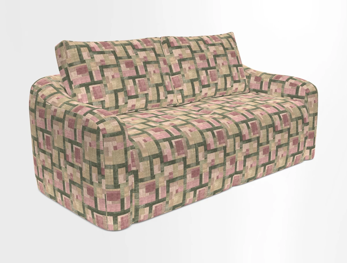 Muse 3 seater sofa in Harpers Bazaar Stripe Carnival