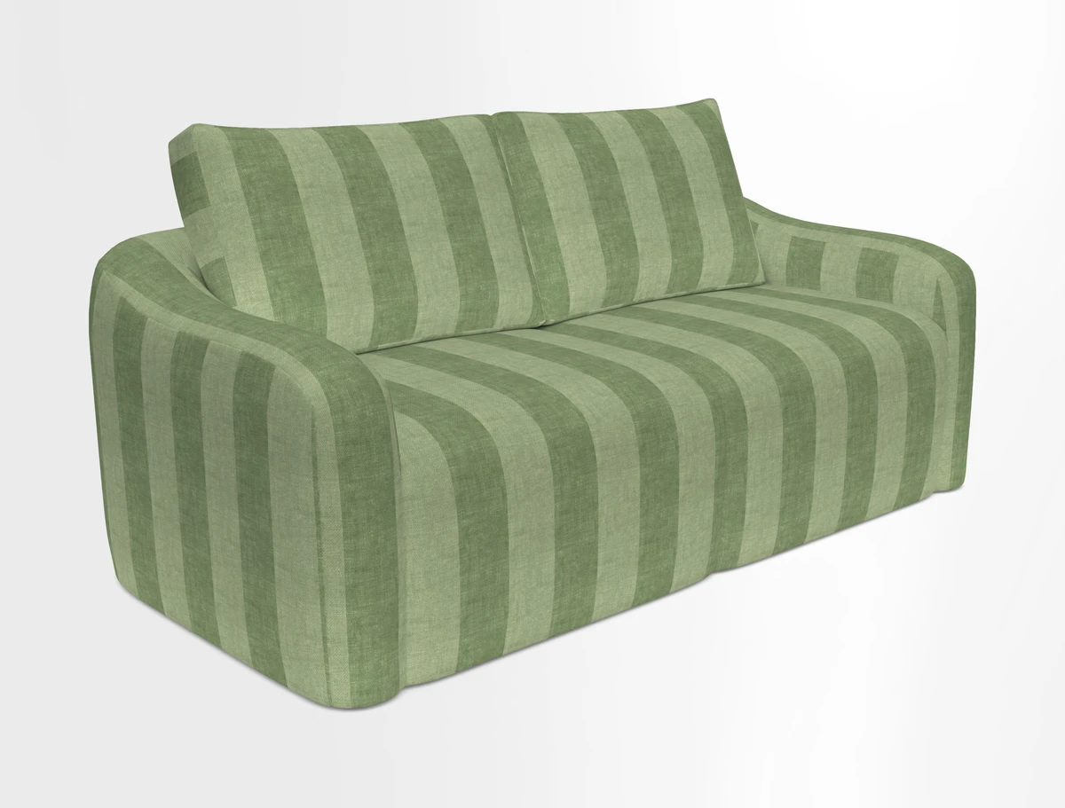 Muse 3 seater sofa in Harpers Bazaar Stripe Carnival