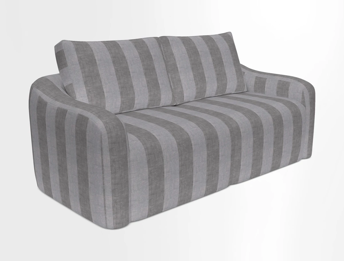 Muse 3 seater sofa in Harpers Bazaar Stripe Carnival