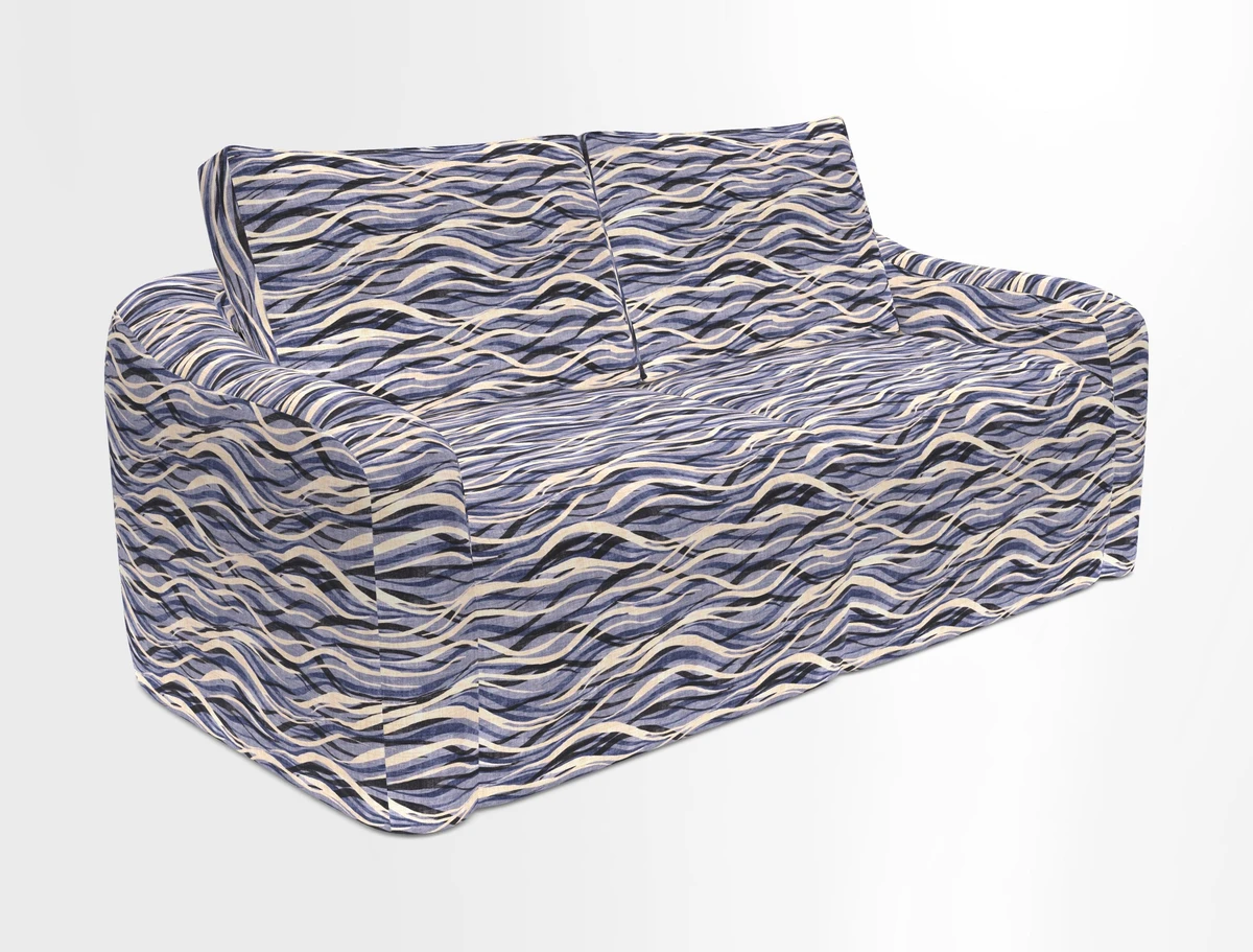 Muse 3 seater sofa in Harpers Bazaar Stripe Carnival