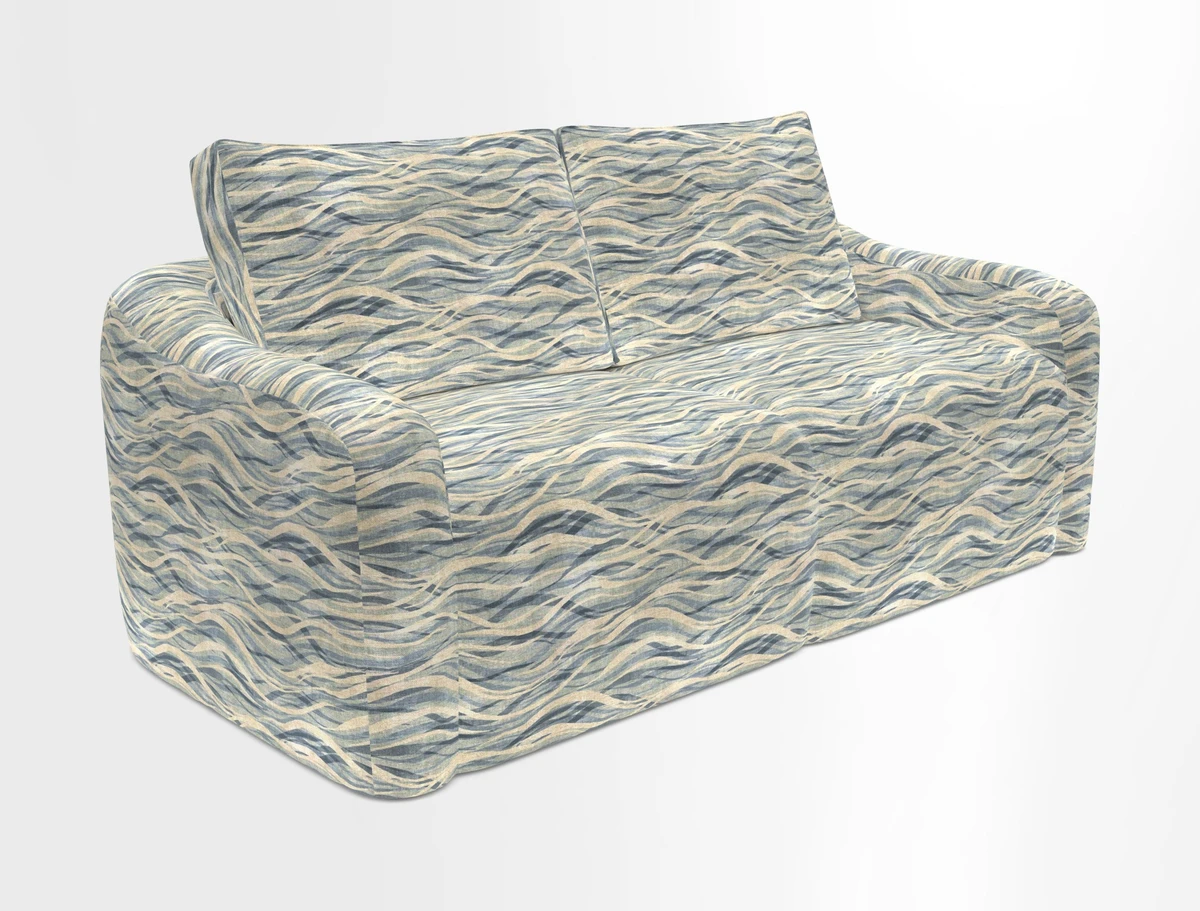 Muse 3 seater sofa in Harpers Bazaar Stripe Carnival