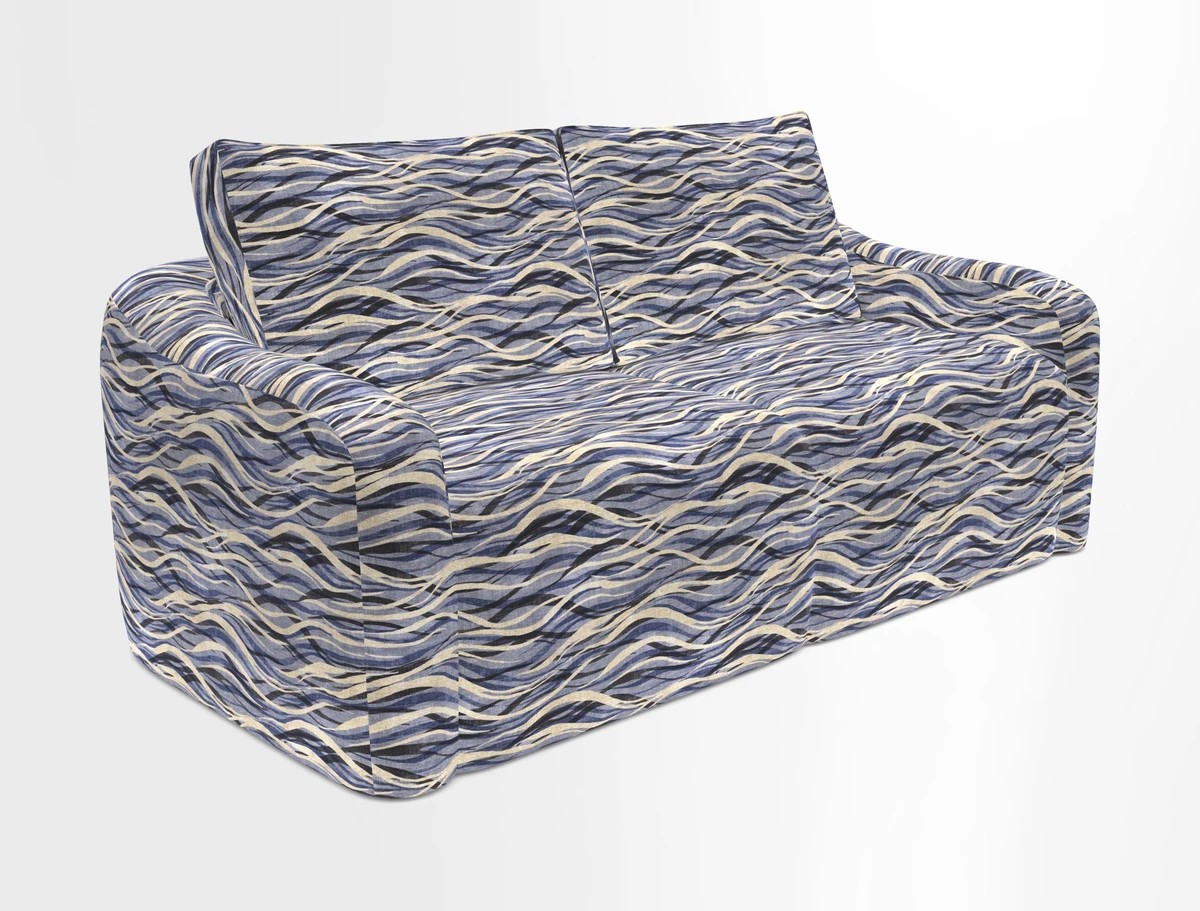 Muse 3 seater sofa in Harpers Bazaar Stripe Carnival