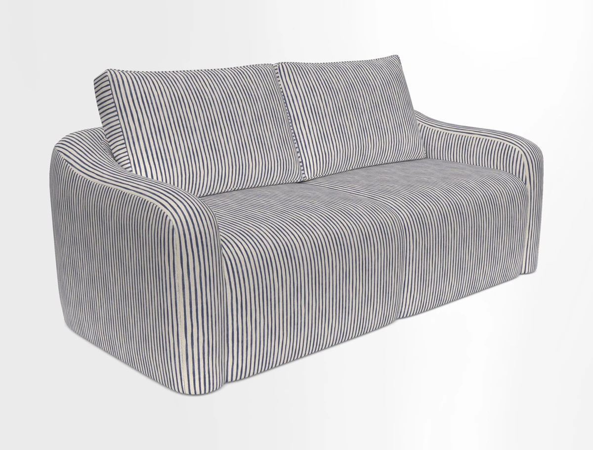Muse 3 seater sofa in Harpers Bazaar Stripe Carnival