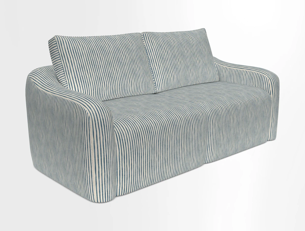 Muse 3 seater sofa in Harpers Bazaar Stripe Carnival