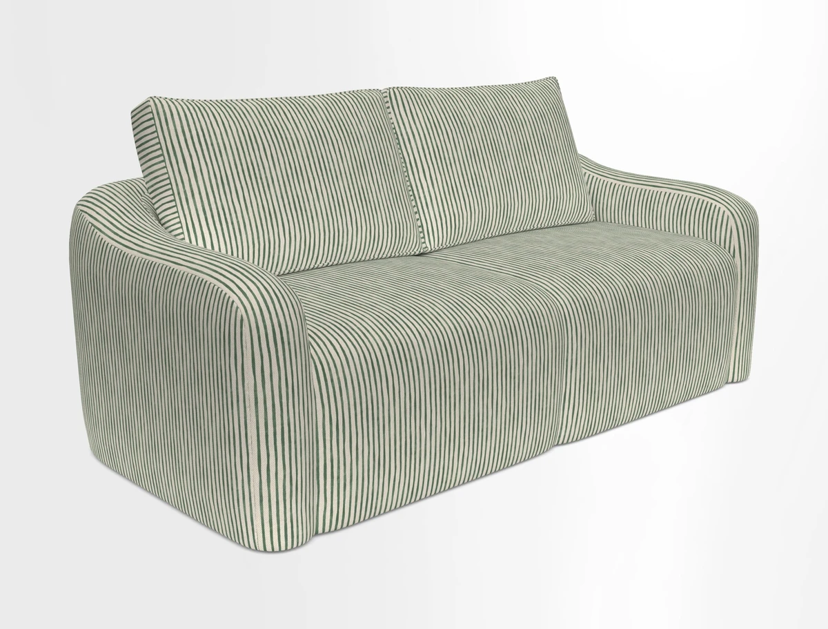 Muse 3 seater sofa in Harpers Bazaar Stripe Carnival