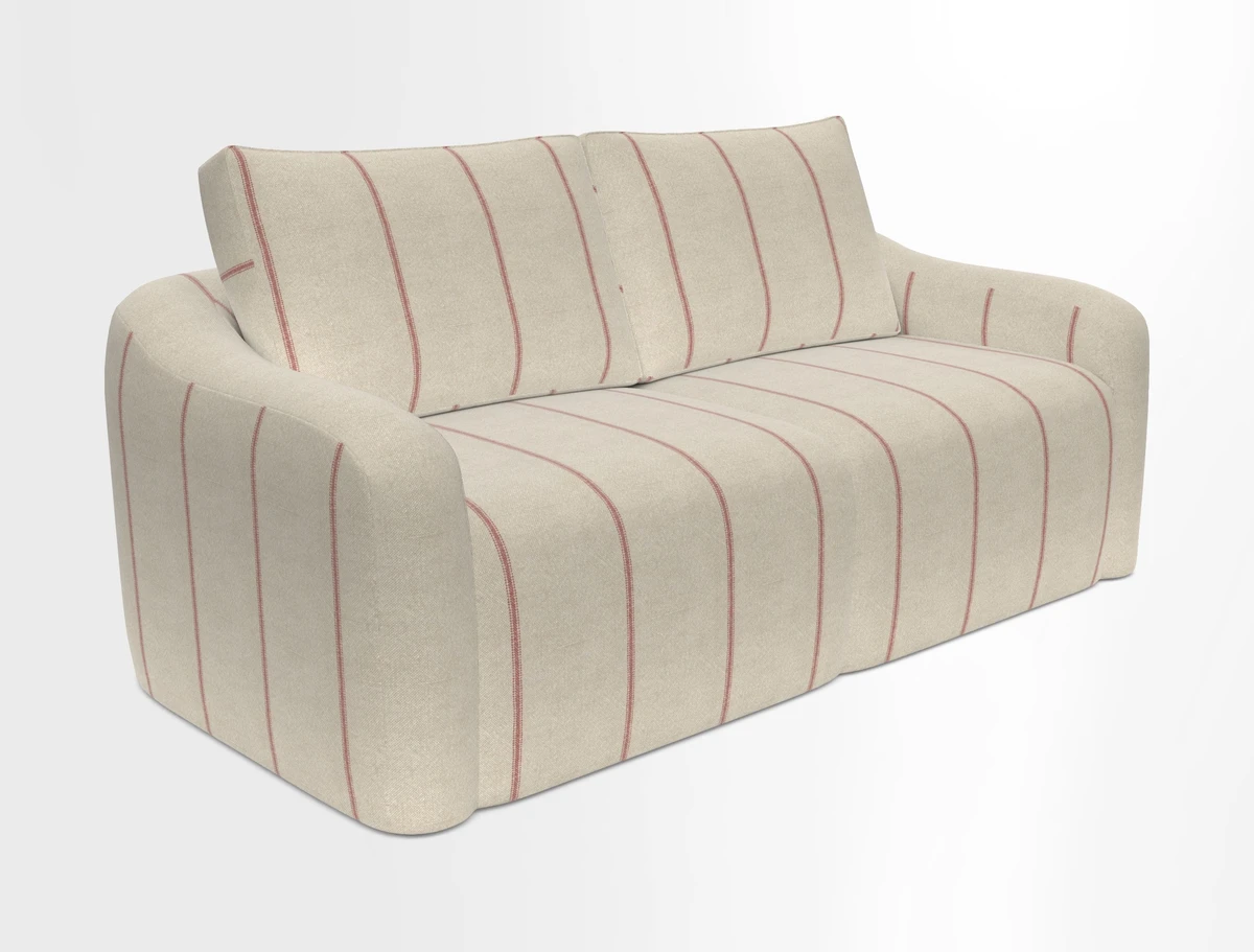 Muse 3 seater sofa in Harpers Bazaar Stripe Carnival