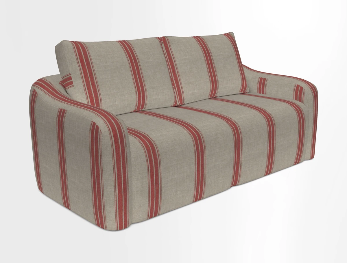 Muse 3 seater sofa in Harpers Bazaar Stripe Carnival