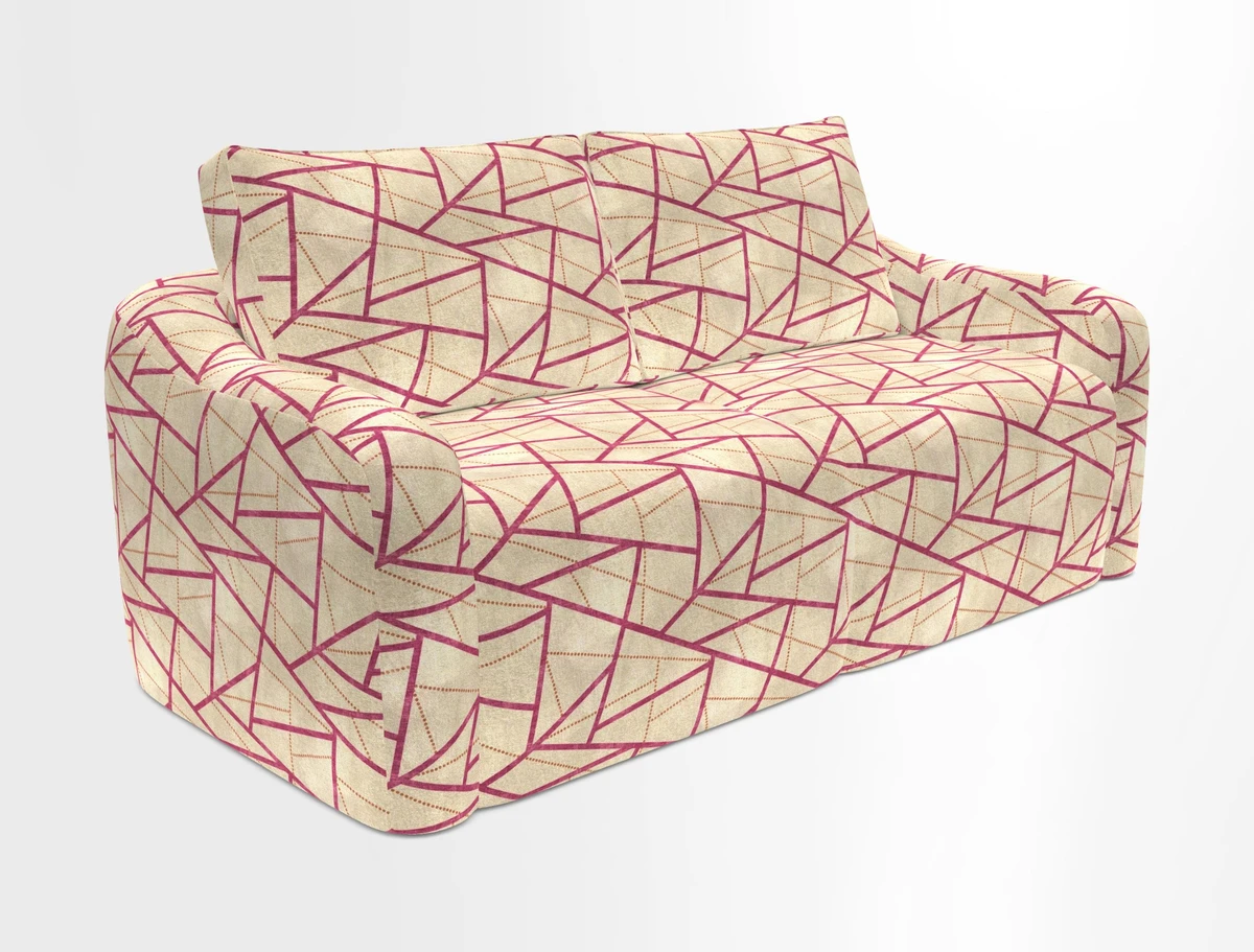 Muse 3 seater sofa in Harpers Bazaar Stripe Carnival