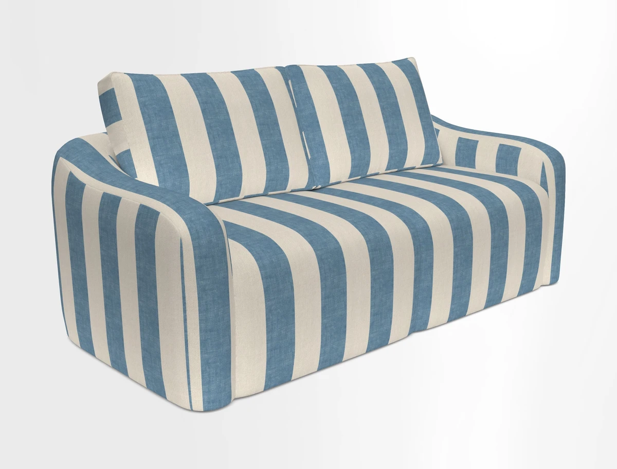 Muse 3 seater sofa in Harpers Bazaar Stripe Carnival
