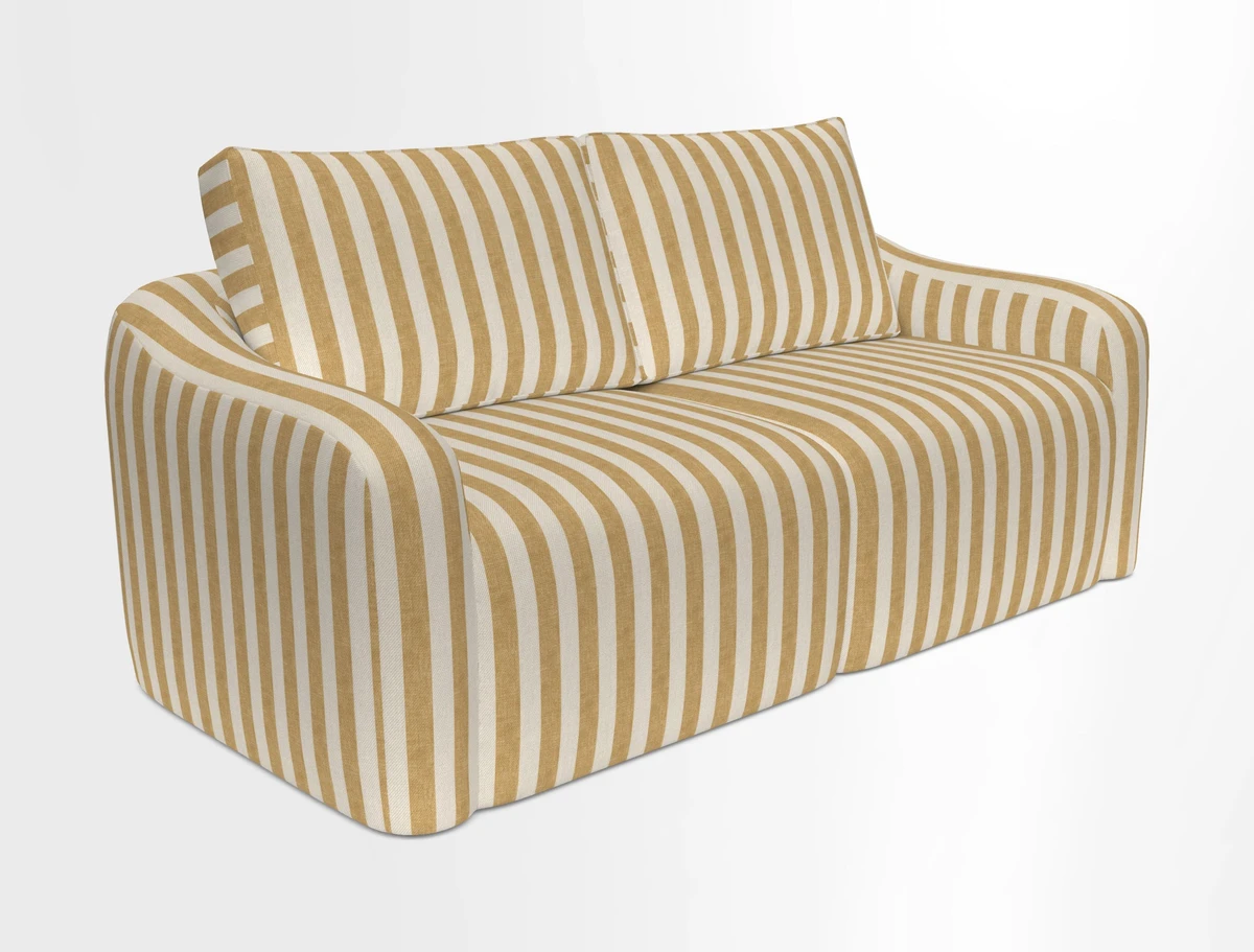 Muse 3 seater sofa in Harpers Bazaar Stripe Carnival
