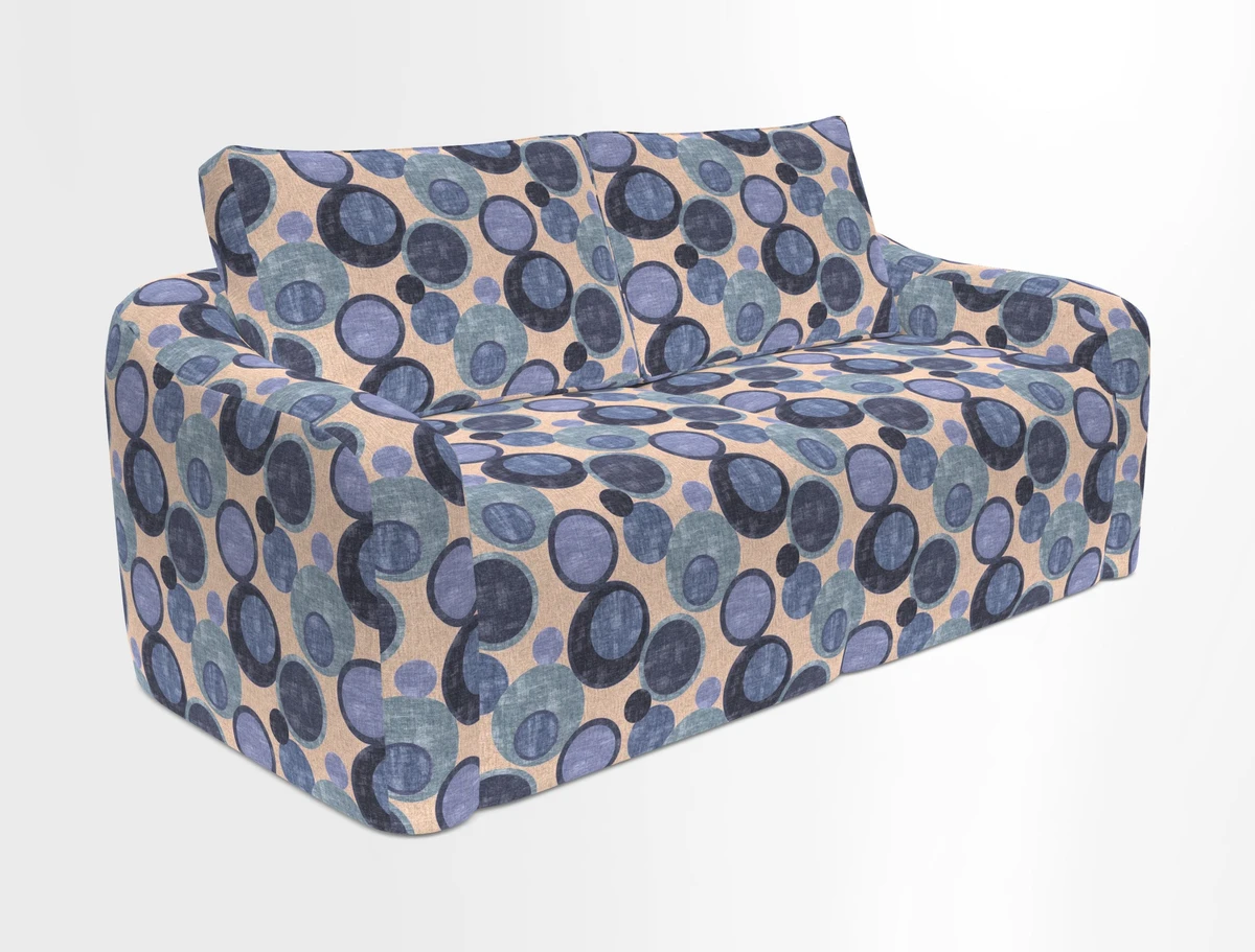 Muse 3 seater sofa in Harpers Bazaar Stripe Carnival