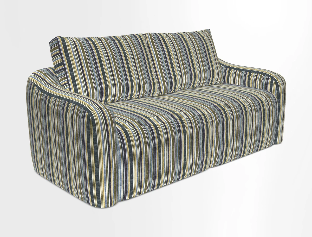 Muse 3 seater sofa in Harpers Bazaar Stripe Carnival