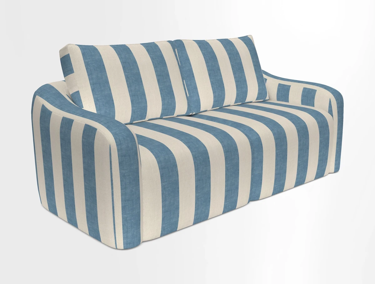 Muse 3 seater sofa in Harpers Bazaar Stripe Carnival