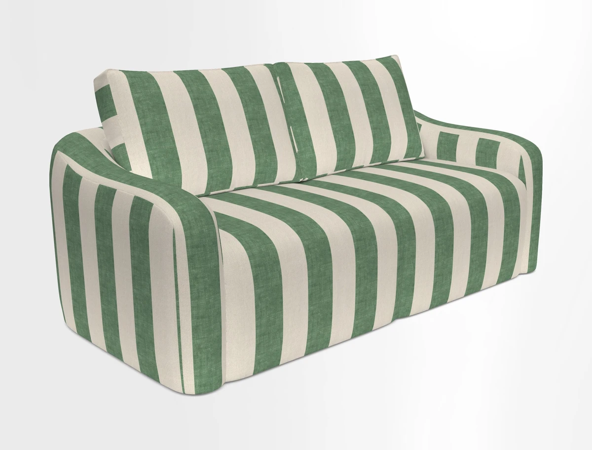 Muse 3 seater sofa in Harpers Bazaar Stripe Carnival