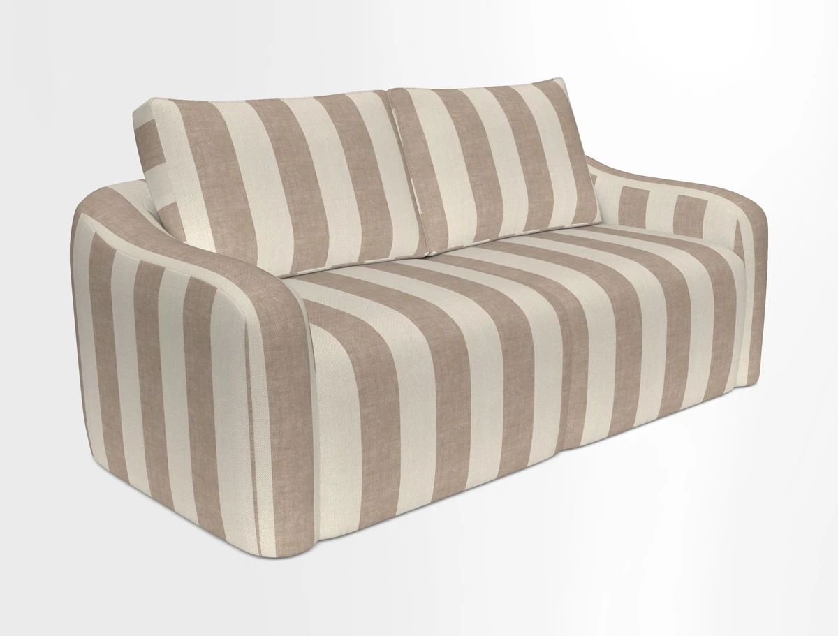 Muse 3 seater sofa in Harpers Bazaar Stripe Carnival