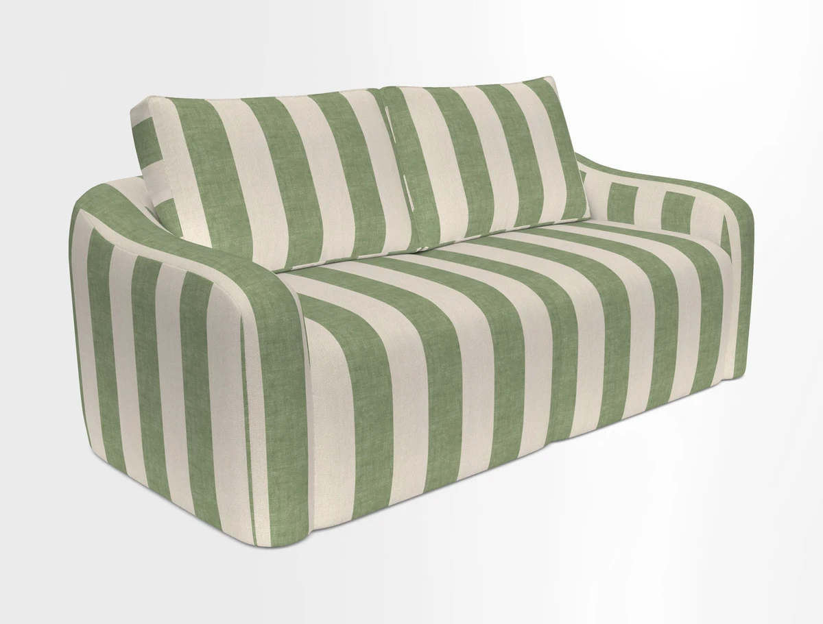 Muse 3 seater sofa in Harpers Bazaar Stripe Carnival