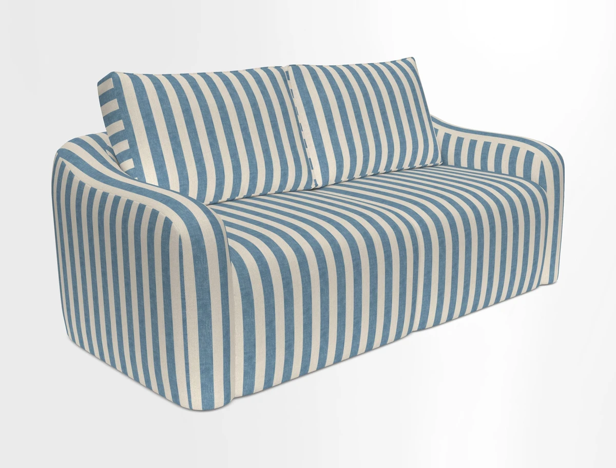 Muse 3 seater sofa in Harpers Bazaar Stripe Carnival