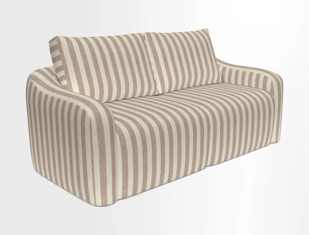 Muse 3 seater sofa in Harpers Bazaar Stripe Carnival