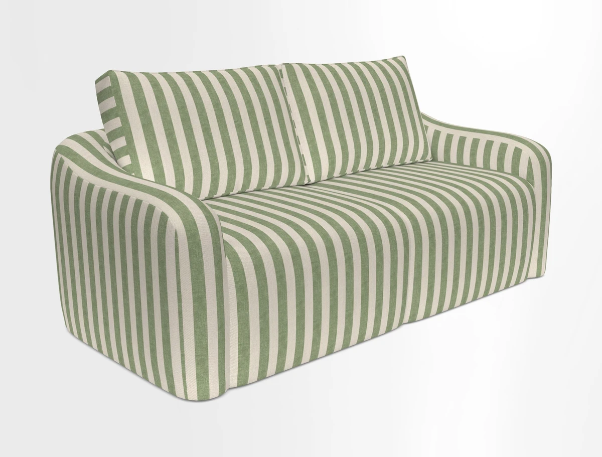 Muse 3 seater sofa in Harpers Bazaar Stripe Carnival