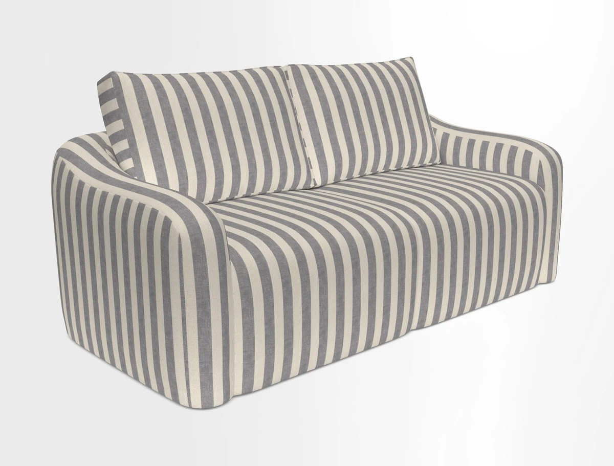 Muse 3 seater sofa in Harpers Bazaar Stripe Carnival